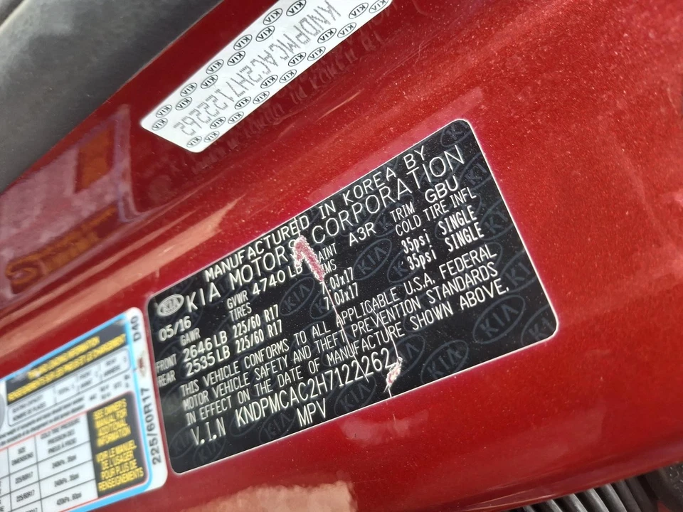 Б/у генератор переменного тока подходит: 2017 Kia Sportage 2,4 л ID 373002G051 класс A - Изображение 2 из 4