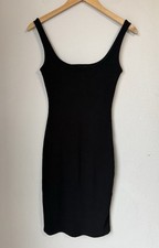 Popular 21 Women's Sleeveless Bodycon Ribbed Dress Size Small Black
