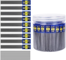 840 Pieces Lead Refills,0.7 Mm Hb,Break Resistant Mechanical Pencil Refills,70 T