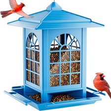 Birdream Bird Feeders for Outdoors Hanging, Classic Courtyard Design Fun Assembl