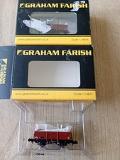 2 X Graham Farish 377-951/3 N Gauge 13T High Sided Steel Open Wagons BR Bauxite 