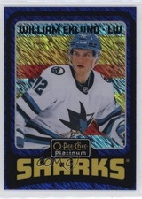 2024-25 O-Pee-Chee Platinum Retro Blue Luster 72/100 William Eklund #R59 g1y