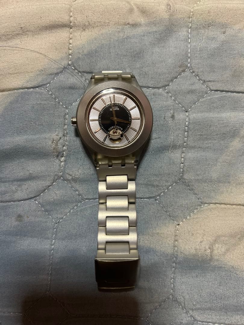Swatch Irony Automatic Watch Silver Stainless Ste… - image 4