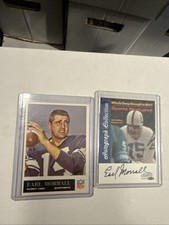 Earl Morrall card auto colts 1999 Fleer Greats Of The Game 1965 Philadelphia 65
