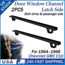 For 1964 1965 1966 Chevy C10 Gmc Truck Door Window Channel Guid Track Leftright For 1964 1965 1966 Chevy C10 Gmc Truck Door Window Channel Guid Track Leftright