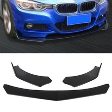 Us Universal Car Front Bumper Lip Chin Spoiler Splitter Body Kit Glossy Abs