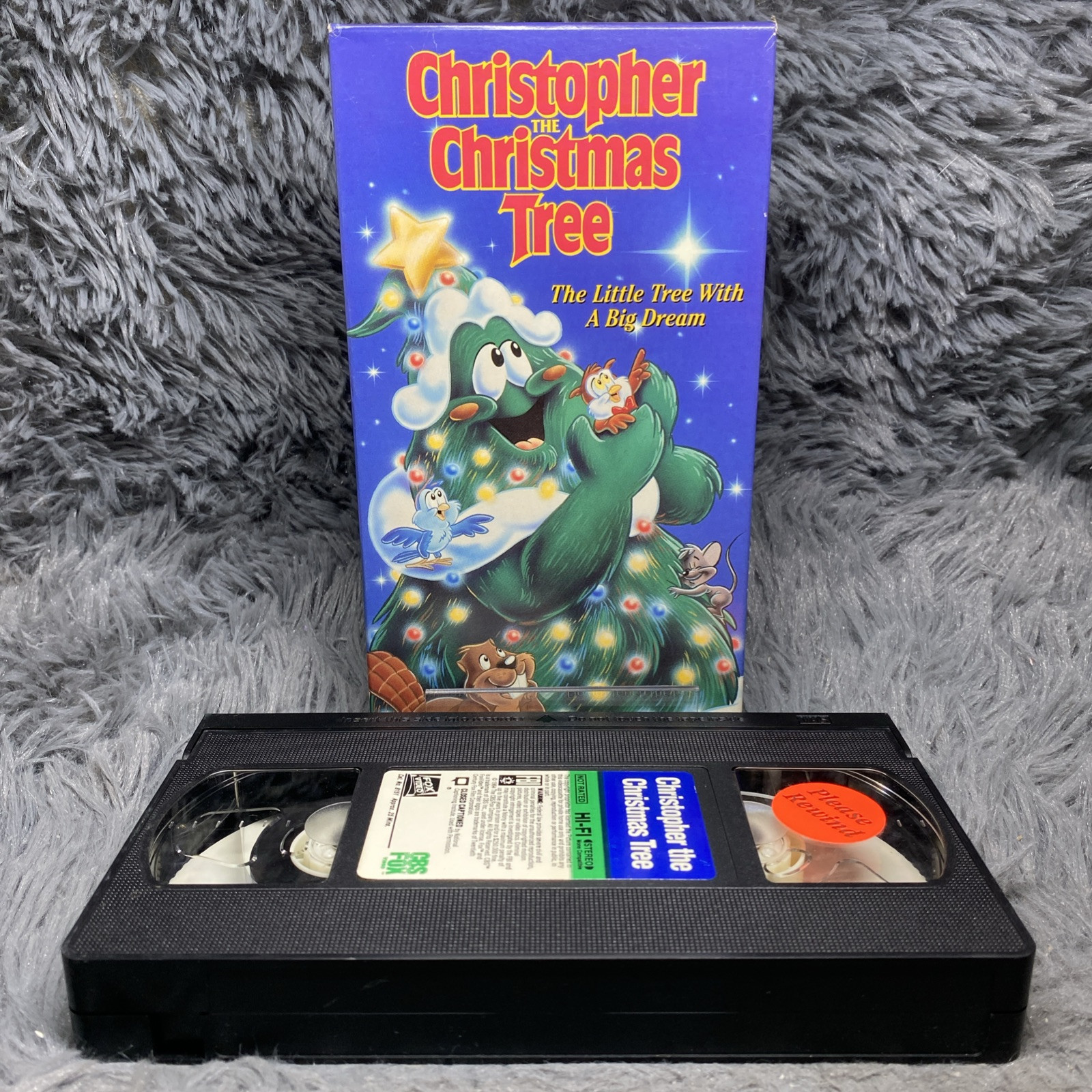Christopher the Christmas Tree VHS Tape 1994 CBS Fox Animated