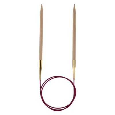 KnitPro Basix Birch: Knitting Pins: Circular: Fixed: 120cm x 9.00mm