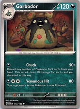 Garbodor Paradox Rift 117/182 Uncommon Pokemon Near Mint Pokemon Card