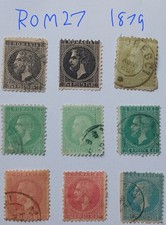 Romania 1879 Karl I Selection with Colour Vars - Used (ROM27)