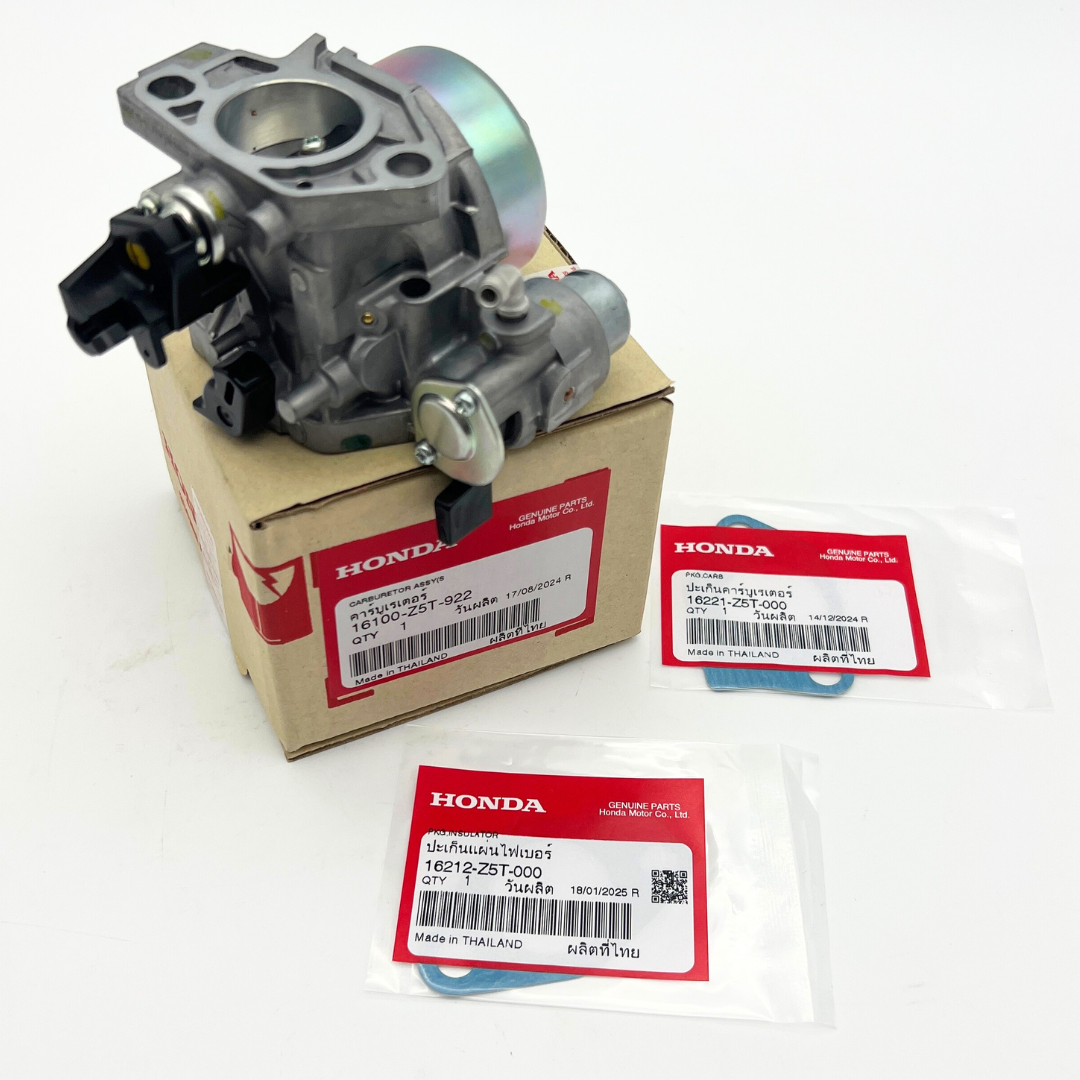 Genuine Honda 16100-Z5T-922 carburetor w/ Gaskets for GX390UT2