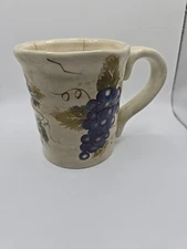 New Tabletop Gallery Cabernet Tuscan  Grapes 20 oz Coffee Tea Cocoa Mug Cup