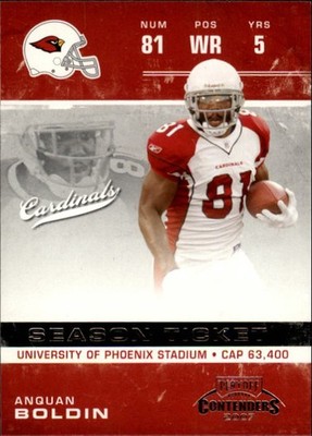 2007 Playoff Contenders #3 Anquan Boldin - FB