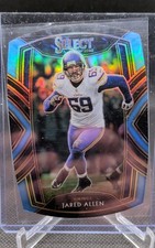 2020 Panini Select - Club Level Jared Allen #213 Light Blue Prizm Die-Cut