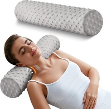 4" Cervical Neck Pillow, Roll Foam Pillows, Bolster Pillow, round Neck Pillows
