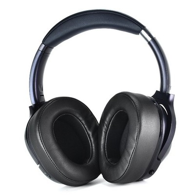 Für Teufel REAL BLUE-NC kompatible Ohrpolster PU Leder Comfort Fit schwarz