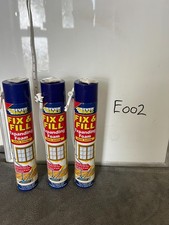 3x 750ml EverBuild Quick Setting Fix & Fill Expanding Foam