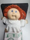 New ListingVTG 1985 Cabbage Patch Kids Red Ponytails 2 piece Knit White Outfit