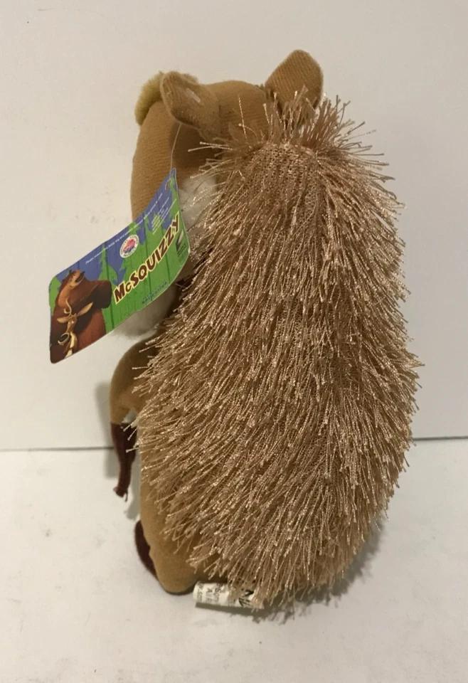 Rare Nanco Open Season McSquizzy Squirrel Plush Stuffed Light Brown 2006 w/tags - Image 3 of 4