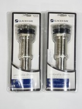 Glacier Bay 2-3/4 in. Brass Drain in Brushed Nickel lot of 2 89467
