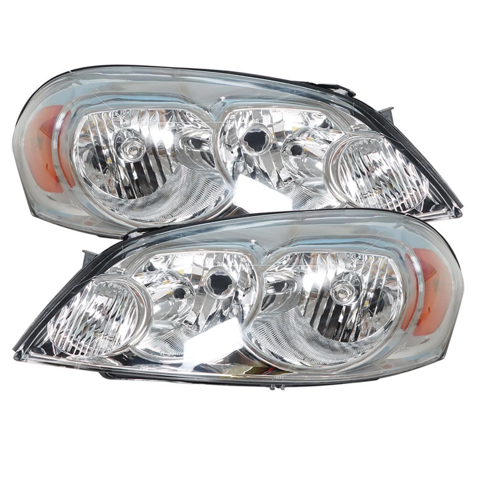 For 2006-11 12 13 Chevy Impala/14-16 Impala Limited Left+Right Chrome Headlights Foto 2 de 4