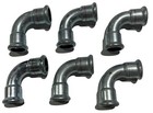 6 x Pegler Xpress 18mm 90 degree elbow bend press fit stainless steel SS12 11621
