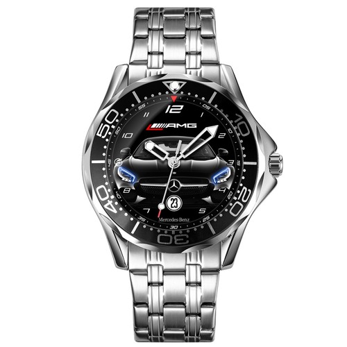 Orologio da polso da uomo in acciaio per appassionati Mercedes Benz GT AMG A45 - Photo 37/66