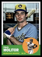 2022 Topps Archives Paul Molitor  1963 Design 46 Milwaukee Brewers