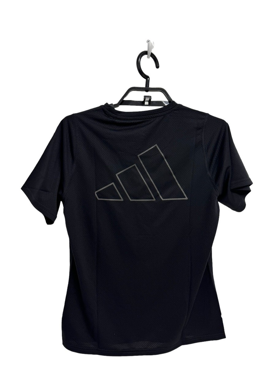 adidas H57742 Women's Running T-shirt top black short sleeve