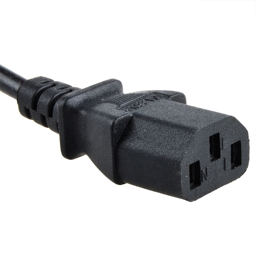 Cavo Di Alimentazione AC Per Monitor E PC Dell, Universal 3 Poli, 110V, Nero, Marca AbleGrid