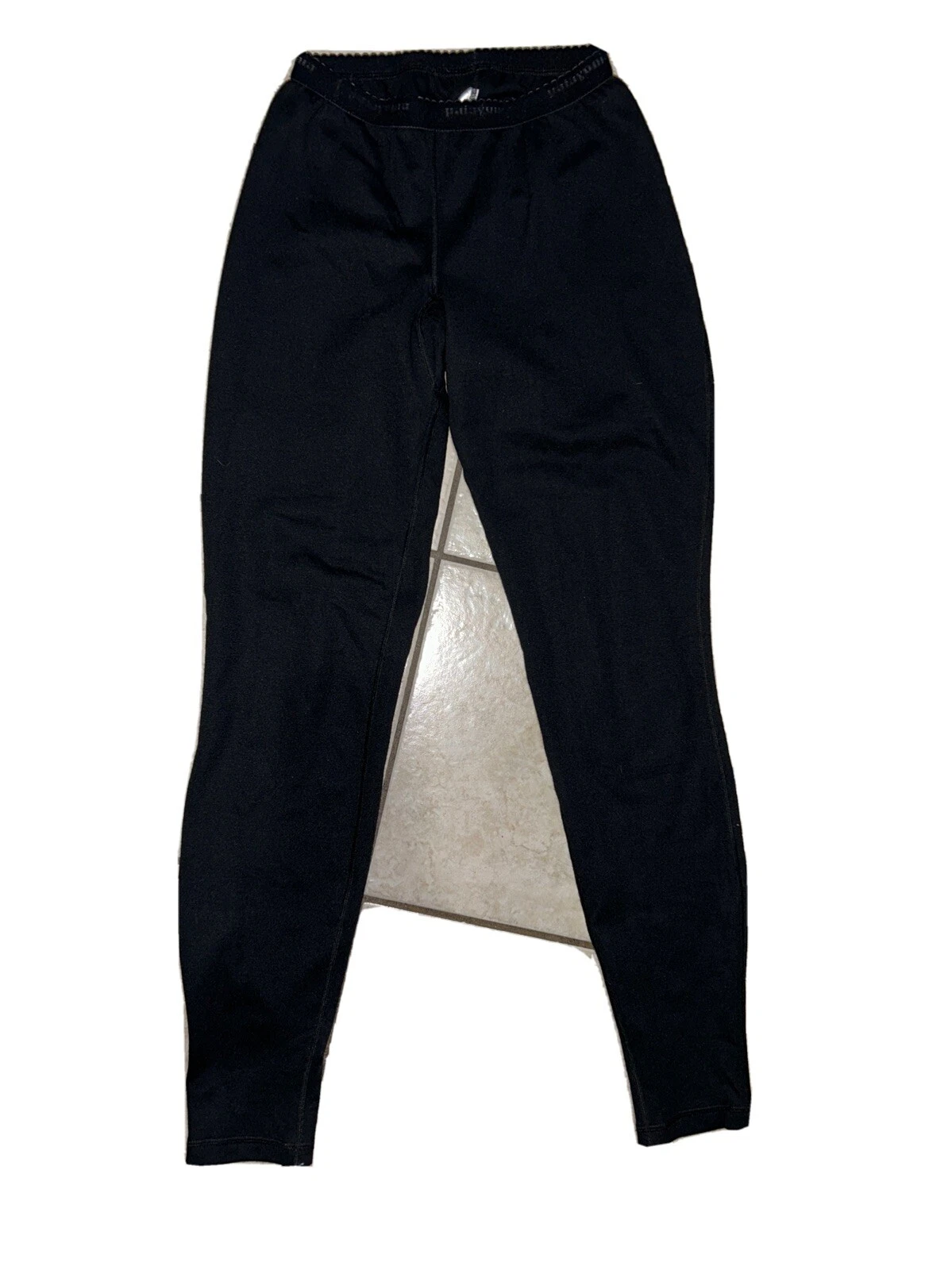 Patagonia Women’s Capilene Baselayer Lightweight Bottoms Size Small Black Hike