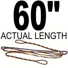 60" ACTUAL INCH LENGTH FLEMISH Recurve Bow String BOWSTRING B-50 DACRON ARCHERY