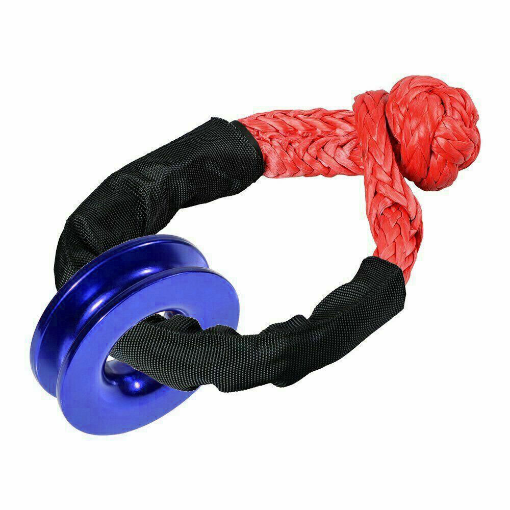 Red Towing Straps Soft Shackle ATV Snatc With Recovery Blue Ring All items Omaha Mall in the store