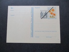 Specimen Postkarte: 1.1.1992 - Nr. 403 - Arnika + Zudruck - € 320,-- !!