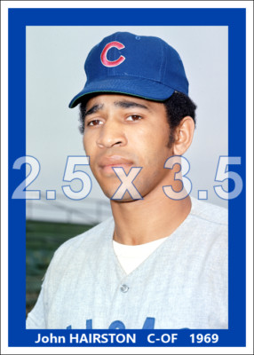 John Hairston 1969 Chicago Cubs Choose A Size Color Print EBay john-hairston-1969-chicago-cubs-choose-a-size-color-print-ebay