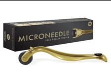Microneedle Face Roller System, Gold, Beauty Ora, New in Box