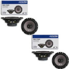 4 X NEW Alpine SXE-1726S 6.5 Inch 6 1/2" 2-way Car Audio Speakers 220W