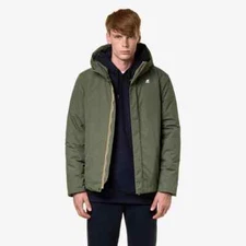 K-WAY Men's Jacket Art. K3127RW Model. JACK RIPSTOP PRIME MARMOTTA