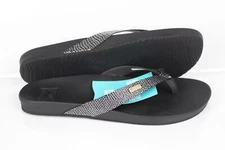 Reef Women's Sandals Cushion Court Flip Flop Black Sassy CI6695