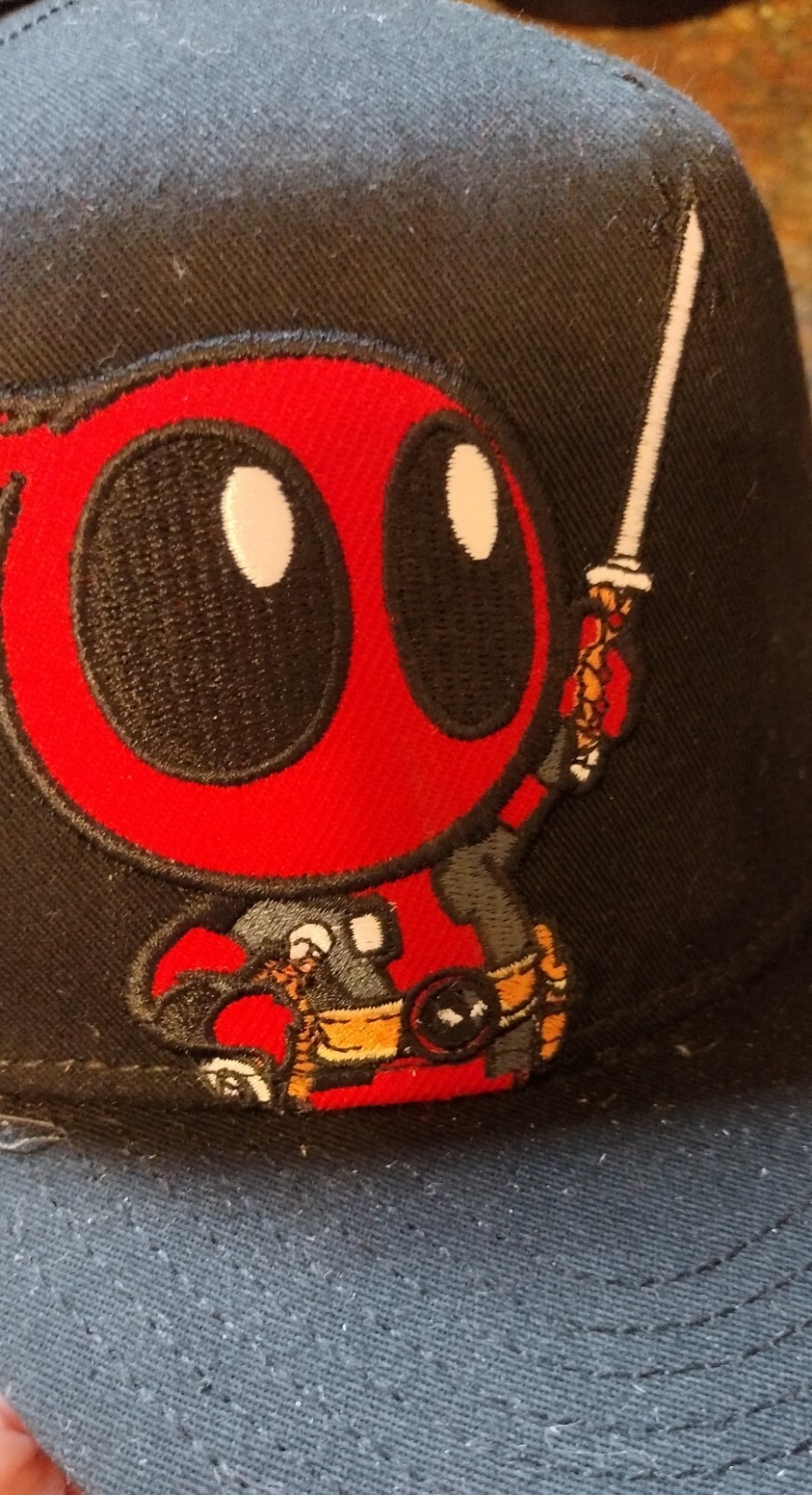 Marvel Deadpool Snapback Flat Bill  Baseball Cap … - image 2
