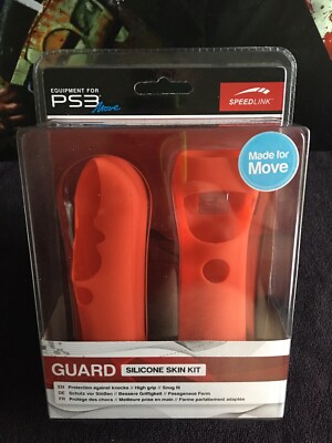 Ps3 Move Motion Controller  Silicone Skin Kit Rot NEU/OVP 