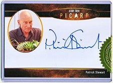 Star Trek Picard Season 1 Patrick Stewart 3x5 Autograph Archive Box Auto SP #NNO