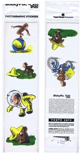 Sticky Pix Photographic Stickers - Curious George B