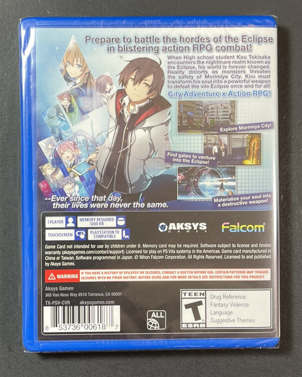 Tokyo Xanadu [ PS TV Compatible ] (PS VITA) NEW 853736006187| eBay