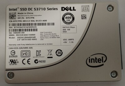 DELL Intel SSD DC S3710 Series 400GB SSDSC2BA400G4R 2.5