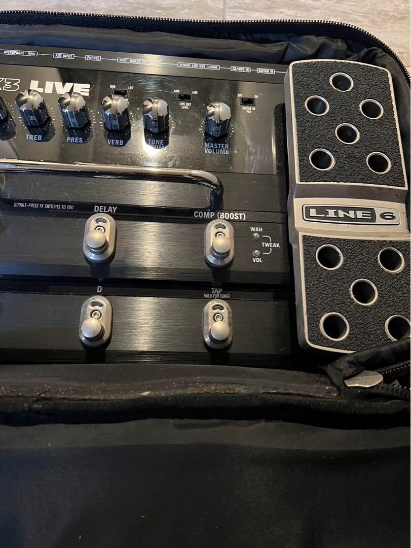 【line6】pod x3 live 訳あり特価 ケース付き line6】pod x3 live 訳あり特価 ケース付き