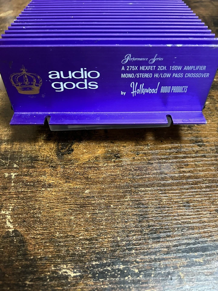 Audio Gods 275X Hexfet 2 CH 150W Amplificador Mono/Estéreo Paso Alto/Bajo Crossover Foto 3 de 4