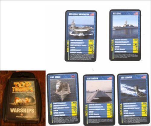Carte collezionabili Top Trumps navi da guerra 2005 - Foto 1 di 1