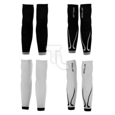 Orca Kompression Arm Sleeves Armstulpen schwarz weiß Neu