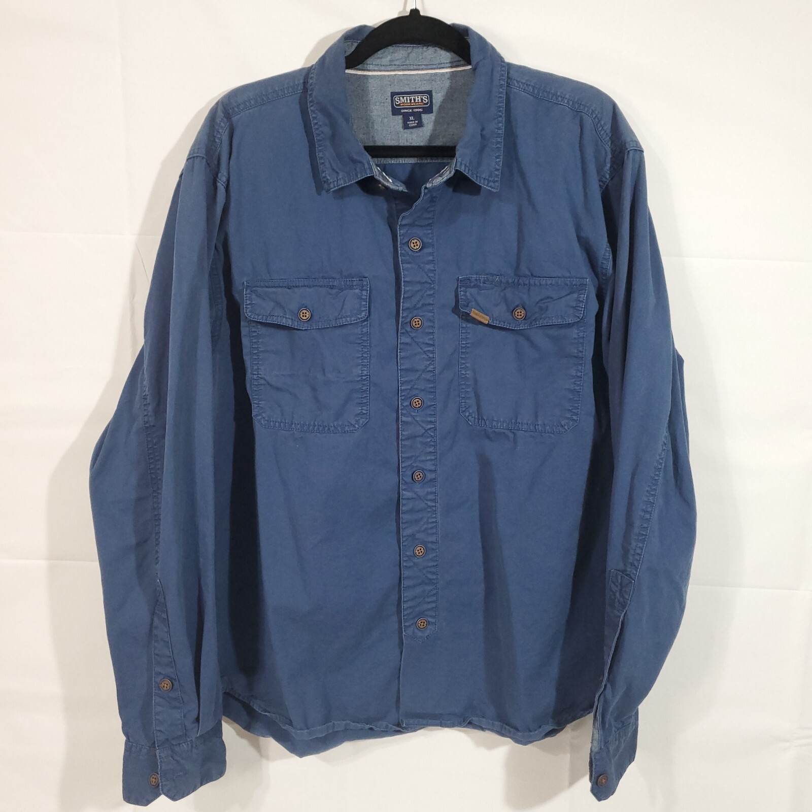 SMITH'S Workwear 1906 Heavy Casual shirt XL Navy … - image 1